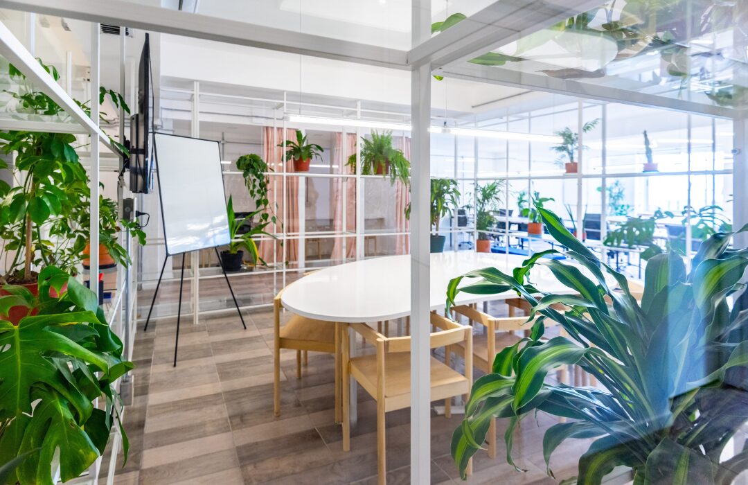 Grünes Büro